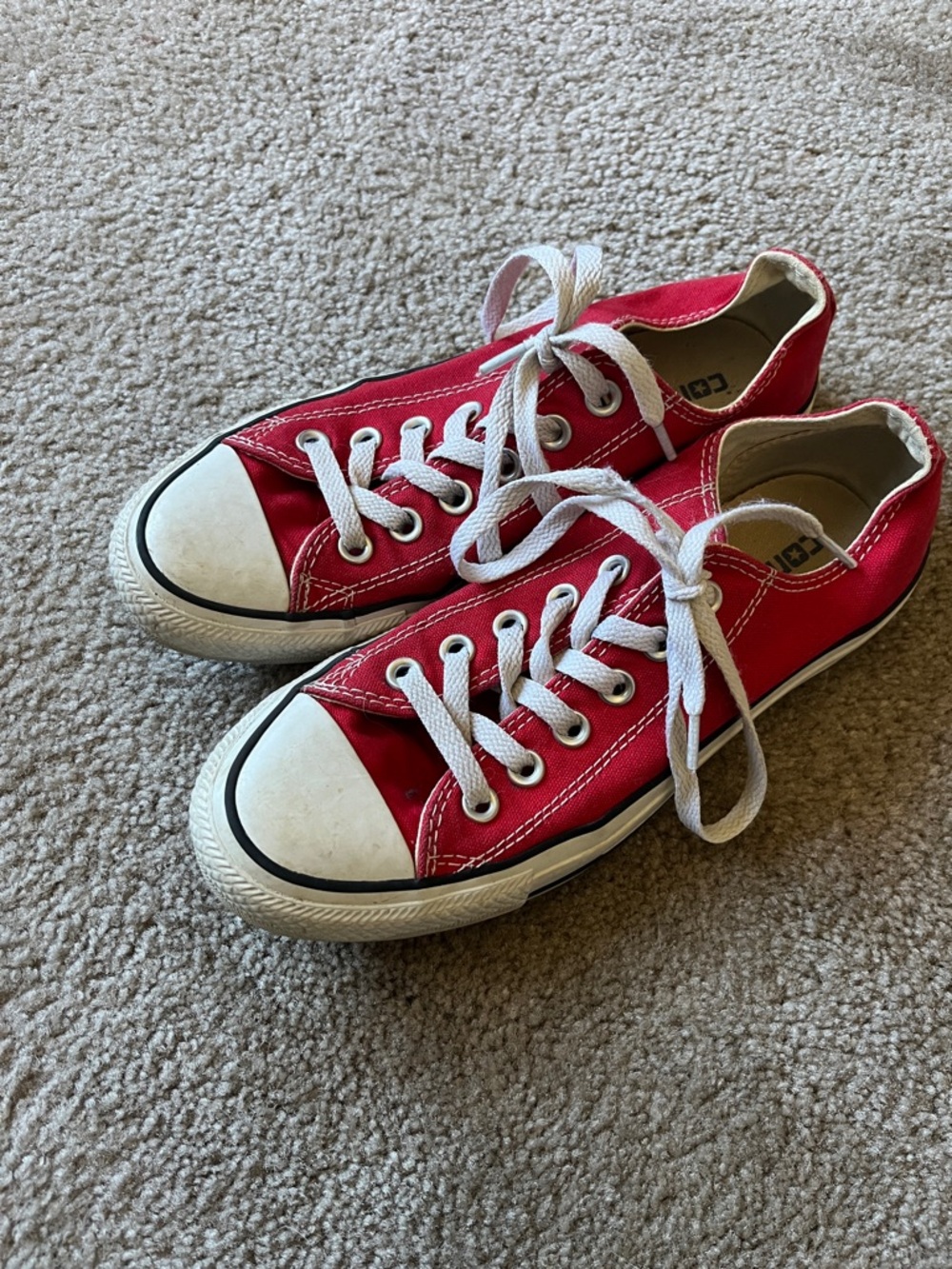 Red Converse Sneakers
